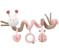 Fehn 068313 Espiral de actividad con diseño de abeja, espiral de tela para agarrar y experimentar, Para bebés y niños pequeños desde el nacimiento, Medidas: 30 cm