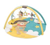 Fehn 3-D manta de actividades Bruno arco de juego, manta de gateo con 5 juguetes desmontables para agarrar, para bebés y niños pequeños de 0+ meses, alfombra de gateo como regalo