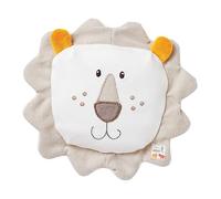 Fehn animal de peluche calientabotas león NATUR - Cojín de granos de uva con algodón de cultivo ecológico - para la relajación de bebés y niños pequeños a partir de 0+ meses
