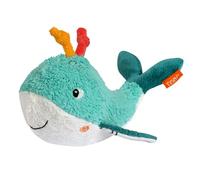 Fehn - Ballena de baño, Juguete Flotante de Tela para la bañera Que aporta Variedad y Alegre diversión en el baño, para bebés e Infantil Desde 0 Meses