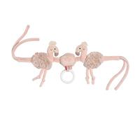 Fehn Kinderwagenkette Flamingo - Mobile-Kette mit niedlichen Flamingo-Figuren Zum flexiblen Aufhängen an Kinderwagen, Babyschale, Bettchen, Wiege, Spielbogen für Babys und Kleinkinder AB Geburt