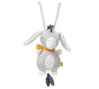 Fehn caja de música burro NATUR - Peluche y ayuda para dormir con algodón de cultivo ecológico - Melodía: Canción de cuna de Brahms - Juguete para bebés y niños pequeños a partir de 0 meses