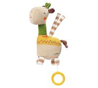Fehn caja de música jirafa - Peluche y Ayuda para Dormir: Caja con cuerda y suave melodía Duerme niño pequeño duerme, reconforta en cualquier situación - para bebés y niños pequeños desde 0 meses