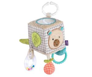 Fehn Cubo de Actividades Capybara Clara - Juguete para el Desarrollo de la Motricidad Fina en Bebés