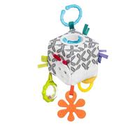 Fehn Cubo de Actividades Oruga - Juguetes motrices con Elementos para agarrar y Colgar, para el Desarrollo Infantil temprano de los bebés - Cubos educativos para bebés y niños pequeños