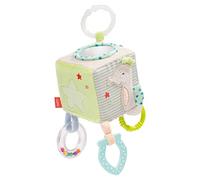 Fehn actividad motriz cubo mar niños, Cubo de actividades motrices para colgar en cochecitos, cunas y portabebés, cubo de actividades para bebés y niños a partir de 0 meses