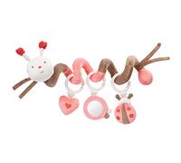 Fehn espiral de actividades abeja - juguete de motricidad con funciones de aprendizaje para tocar, sentir y jugar - para casa y para llevar - para bebés desde el nacimiento