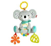 Fehn Juguete de actividades Koala - Para colgar | Con elementos para agarrar y sonidos - juguete educativo para bebés desde 3 meses