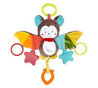 Fehn Juguete de actividades Murciélago - Para colgar | Con elementos para agarrar y sonidos - juguete educativo para bebés desde el nacimiento