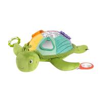 Fehn Juguete de Actividades Tortuga Marina XL - para Colgar | Con elementos para agarrar y sonidos, de algodón - juguete educativo para bebés desde el nacimiento