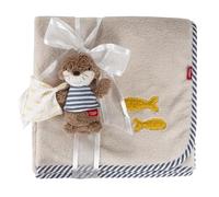 Fehn Kuscheldecke Otter - Kuschelige Schmusedecke - Zum Kuscheln, als Krabbelunterlage, Schnuffeltuch Oder Zudecke für zuhause und unterwegs