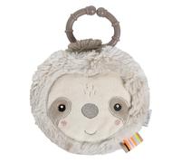 Fehn Libro de tela perezoso, Libro sensorial con motivos de la naturaleza: 6 páginas con materiales y funciones sorprendentes para explorar, agarrar y asombrarse, compañero óptimo para casa y de paseo