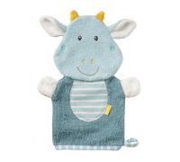 Fehn Manopla de baño Dragón - Toallita para bebés | Para un baño divertido, absorbente y muy suave - para bebés y niños desde el nacimiento