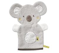 Fehn Manopla de baño koala - guante de lavado con diseño de animales para una hora del baño divertida y alegre - absorbente y suave - para bebés y niños Desde 0 Meses