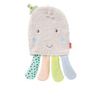 Fehn Manopla de baño pulpo - guante de lavado con diseño de animales para una hora del baño divertida y alegre - absorbente y suave - para bebés y niños Desde 0 Meses
