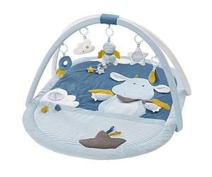 Fehn manta de actividades 3D arco de juegos Little Castle - Manta de juego para bebés con 5 juguetes extraíbles para agarrar - para bebés y niños a partir de 0 meses - como regalo por el nacimiento