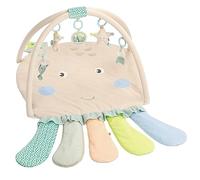 Fehn manta de actividades 3D arco de juegos pulpo - Manta de juego para bebés con 5 juguetes extraíbles para agarrar - para bebés y niños a partir de 0 meses - como regalo por el nacimiento