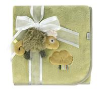 Fehn Manta de Peluche camaleón - mullida y Suave para bebés y niños pequeños a Partir de 0+ Meses - para abrazar, como Alfombrilla para Gatear o Manta para casa y para Llevar Fuera