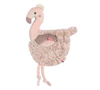 Fehn Mantita de apego flamenco, compañera de juegos, ayuda para dormir y trapito de peluche para agarrar, explorar, achuchar y encariñarse, para bebés y niños pequeños a partir de 0 meses