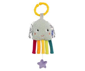 Fehn mini caja de música calamar - Peluche y Ayuda para Dormir: Caja con cuerda y suave melodía Ha salido la luna, reconforta en cualquier situación - para bebés y niños pequeños desde 0 meses