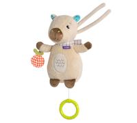 Fehn Mini caja de música Capybara Clara - Peluche y ayuda para dormir a los bebés