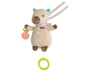Fehn Mini caja de música Capybara Clara - Peluche y ayuda para dormir a los bebés