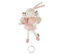Fehn Mini caja de música Hada - Peluche para bebés | Caja de música de cuerda con melodía El lago de los cisnes - calma al bebé desde el nacimiento