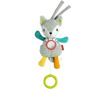 Fehn caja de música zorro bebé, peluche con melodía de nana "Weißt du wieviel Sternlein stehen", juguete para bebé para llevar y estar en casa, juguete musical para bebés y niños pequeños