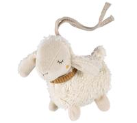 Fehn mini oveja NATUR, Mini juguete para agarrar con algodón orgánico (ecológico), juguete para bebé para tocar, sentir, jugar con tejido suave y mimoso, a partir de 0+ meses