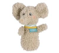 Fehn Mini-Rassel Elefant - Greifling zum Rasseln, Fühlen, Spielen mit kuschelweichem Stoff-Tier - Motorikspielzeug als treuer Begleiter für Babys und Kleinkinder ab 0+ Monaten