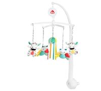 Fehn Móvil musical DoBabyDoo - Móvil de cuerda con melodía | Melodía Canción de cuna de Mozart y figuras para entretener y calmar al bebé - con fijación a la cuna, de 0 a 5 meses