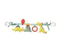 Fehn Móvil para cochecito Happy Dino, cadena móvil con simpáticas figuras de dinosaurios, juguete colgar flexiblemente, bebés y niños pequeños a partir 0+ meses