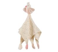 Fehn Pañuelo de Muselina pájaro, Compañero de Juegos, Ayuda para Dormir y Manta de Peluche con algodón y simpática Figura de Juego para abrazar y coger, para bebés y niños pequeños de 0+ Meses