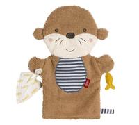 Fehn Otter Theo - Manopla para bebé con diseño de animales