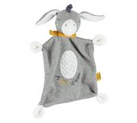 Fehn pañuelo de Peluche Burro Star - Compañero de Juegos y Peluche de algodón de Cultivo ecológico - con Eslogan Bordado Individualmente - para bebés y niños pequeños a Partir de 0+ Meses