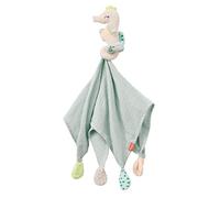 Fehn 054064 - Dudu con diseño de caballito de mar, dudu con una simpática figura para abrazar, agarrar y querer para bebés a partir de 0 meses, tamaño: 42 cm
