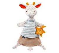Fehn peluche jirafa, peluche para recién nacidos, ayuda para dormir con "brillo en la oscuridad", peluche marioneta de mano, peluche de tela para dormir para bebés y niños de 0+ meses