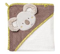 Fehn Poncho de baño con capucha Australia - Toalla de rizo para bebé | Absorbente y suave, con capucha y motivo animal - toalla de baño para bebés y niños desde el nacimiento
