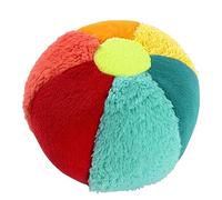 Fehn Rasselball bunt - Greif-Spielball mit Materialmix & Rassel zum Werfen, Greifen, Rollen - fördert Babys motorische Fähigkeiten - für Baby und Kleinkinder ab 0+ Monaten