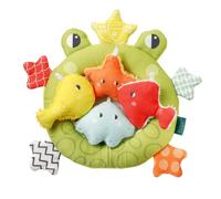 Fehn Red de baño Rana Animal, Juguete de baño para bebés para la bañera, Juguete acuático Flotante para divertirse en el baño, Juguete de bañera para bebés y niños pequeños a Partir de 0 Meses