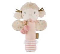 Fehn Pinza hada, Juguete de agarre para hacer sonar, chirriar, sentir y jugar, en forma de hada de tela suave y mimosa, habilidades motrices para bebés y niños pequeños de más de 0 meses