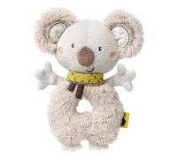 Fehn Bebé Anillo Koala juguete de agarre, peluche con sonajero, juguete de motricidad para el aprendizaje lúdico, peluche como ayuda para dormir, juguete para bebés y niños de 0+ meses