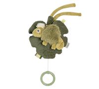 Fehn Spieluhr Chamäleon - Kuscheltier & Einschlafhilfe: Aufzieh-Spieluhr mit sanfter Melodie "Mozarts Wiegenlied" beruhigt in jeder Situation - für Babys und Kleinkinder ab 0+ Monaten