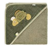 Fehn Toalla de baño con Capucha camaleón - Poncho de baño de Rizo con Capucha y un Bonito Motivo de camaleón - Gran absorbencia y suavida - para bebés y niños pequeños a Partir de 0+ Meses