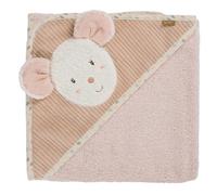 Fehn Toalla de baño con Capucha ratón, Poncho de baño de Rizo con Capucha y Motivo de ratón, Absorbente y Suave como un Peluche, para bebés y niños pequeños a Partir de 0 Meses