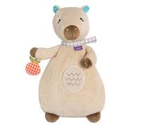 Fehn Wärmetier Capybara - Wohltuendes Kuscheltier mit entnehmbarem Wärme-/Kältesäckchen - Körnerkissen für Babys und Kleinkinder ab der Geburt