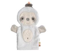 Fehn Waschhandschuh Faultier - Waschlappen mit Tiermotiv für fröhlichen Badespaß - saugstark & kuschelweich - für Babys und Kinder AB 0+ Monaten