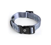 Fei & Eve - Collar clásico para perro, collares de nailon ajustables resistentes con hebilla de liberación rápida, elegante y cómodo para el uso diario, azul cielo, S