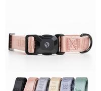 Fei & Eve MagEase - Collar para perro, nueva edición 2025, hebillas magnéticas patentadas, seguro para el pelo, nailon 210D de alta calidad, a prueba de fugas de 450 libras, ajuste ajustable, pequeño