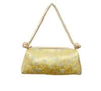 FEIAOPE bolso tradicional, bolso de hombro chino, Women Classical Embroidery Purse Vintage Embroidery Handag(Yellow)